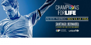 El Santiago Bernabéu acoge el 'Champions for Life', la fiesta más solidaria del fútbol  