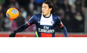 Edinson Cavani, por delante de Radamel Falcao en el XI ideal de la Ligue 1