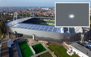 Aparece un OVNI a 300 metros del estadio del Werder Bremen