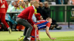 Guardiola se pone cariñoso