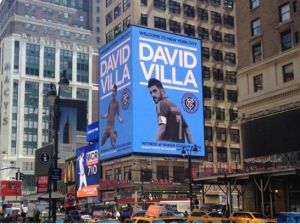 David Villa. The Boss of New York