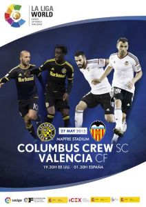 El Valencia CF se enfrentará al equipo de Estados Unidos Columbus Crew SC