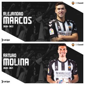 ALEJANDRO MARCOS Y ARTURO MOLINA, ÚLTIMAS INCORPORACIONES DEL CASTELLÓN 