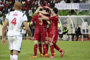 España aterriza en Johannesburgo para su regreso al Soccer City