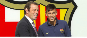 Rosell acusado de desviar 40 Millones en el fichaje de Neymar.