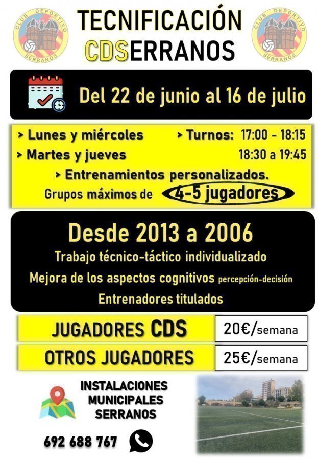 Diariogolsport.com - TECNIFICACIÓN CD SERRANOS